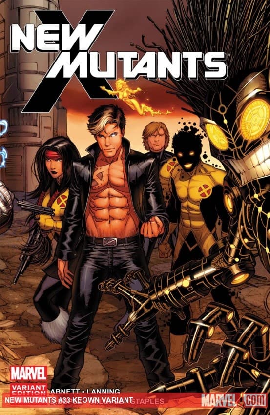 New Mutants (2009) #33 (Keown Variant)