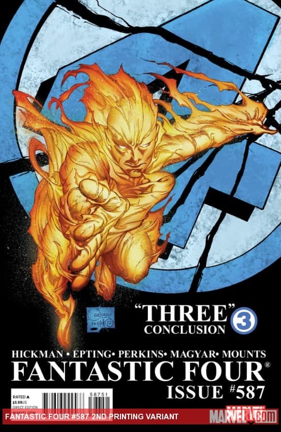 Fantastic Four (1998) #587 (2ND PRINTING VARIANT)